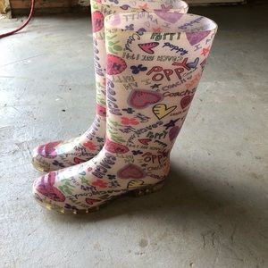 Coach poppy Rainboots